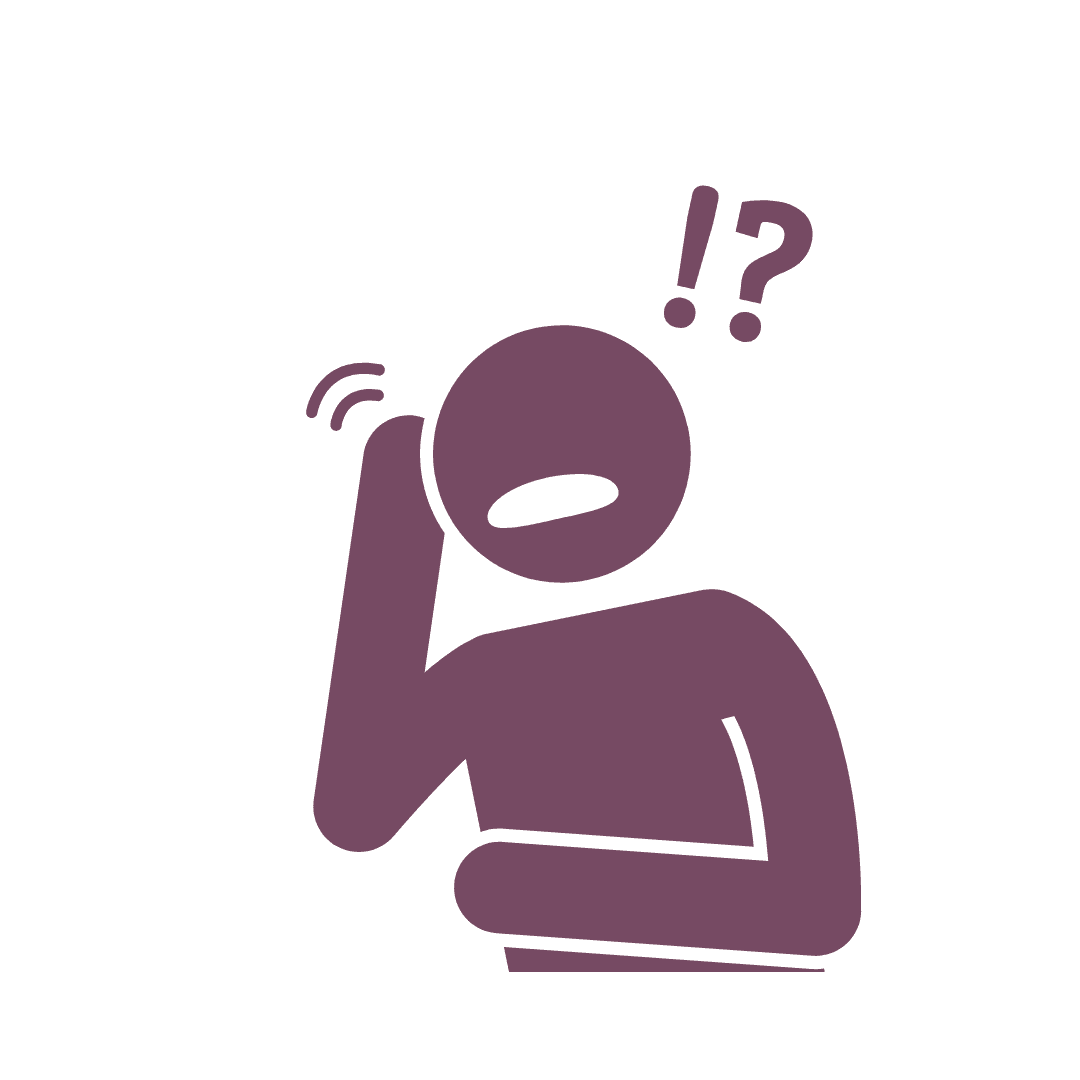 confused shopper illustration