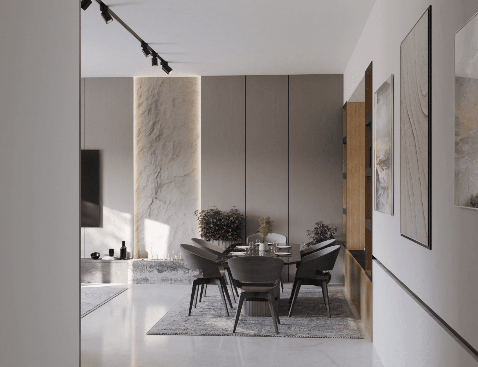 HQ Render of Dining Set