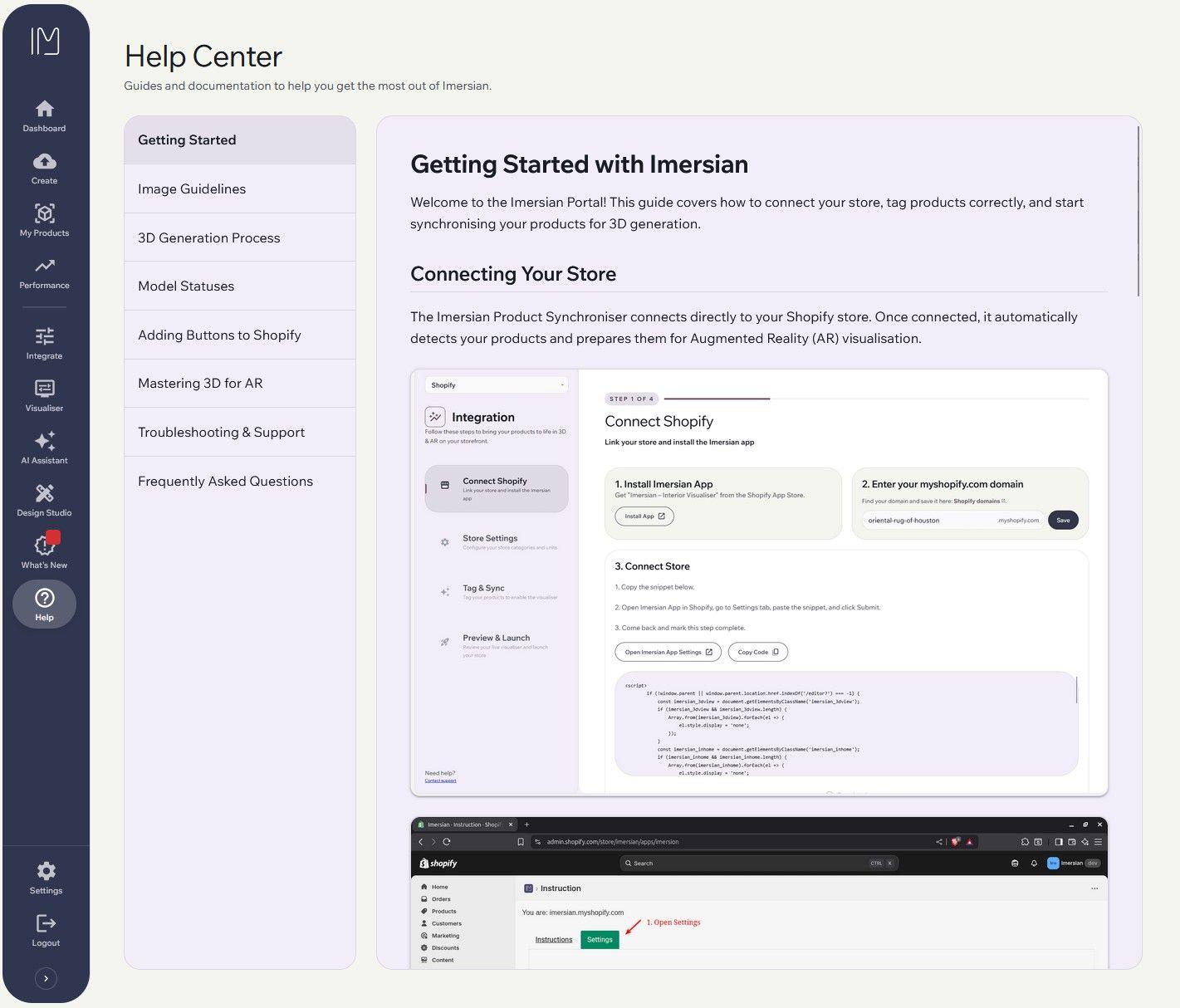 Imersian-help-center